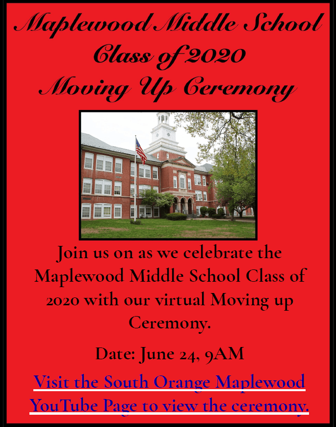 MMS Class of 2020 Moving Up Ceremony