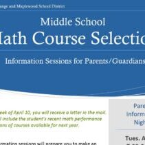 19-20 MS Math Course Selection Night