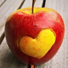 Apple With Heart