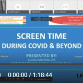 Screen Time During Covid WebEx Screenshot